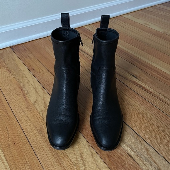 Loeffler Randall Dakota Lug-Sole Slim Ankle Boot In Black Leather, Size 6.5 - Picture 5 of 12